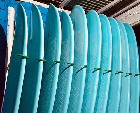 Surfboard Hire Coast Surf School Kuta Lombok