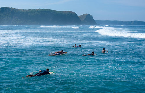 surf lessons for beginners Lombok