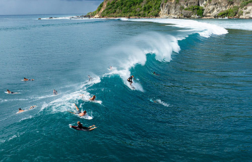 Surf lessons Lombok Kuta